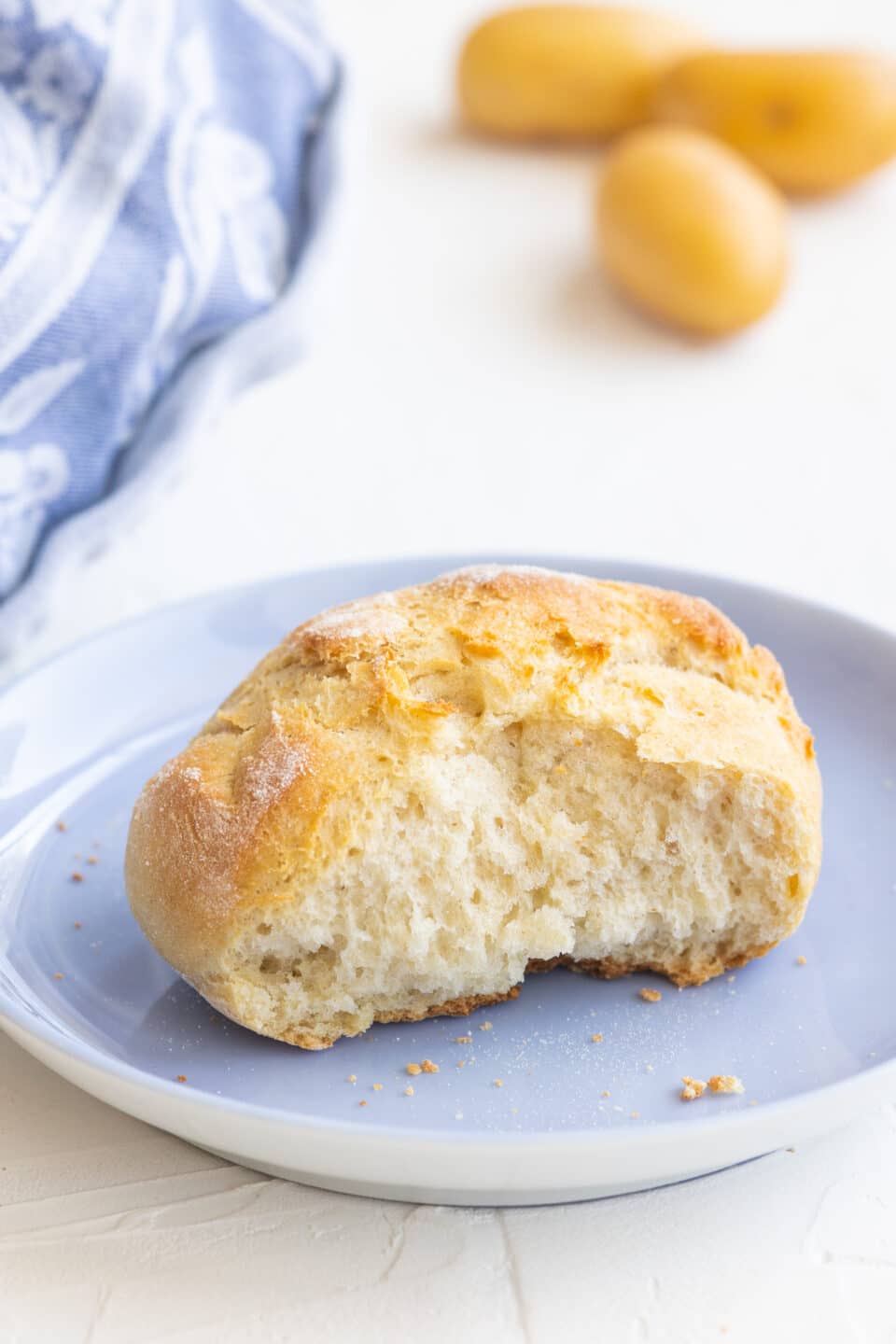 homemade potato rolls for breakfast