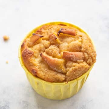 moist low carb apple muffins