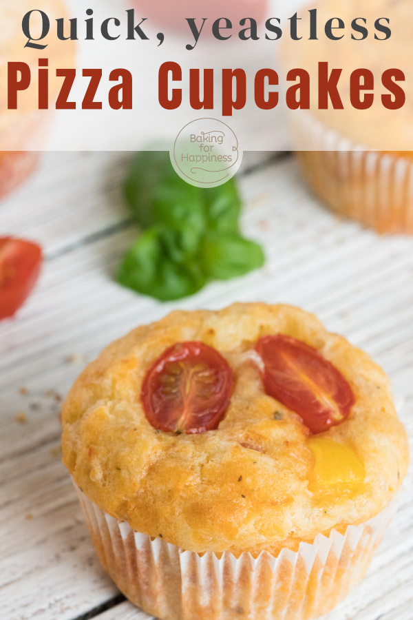 Quick yeastless pizza cupcakes are a great party snack for old and young - they're guaranteed to hit the spot!
