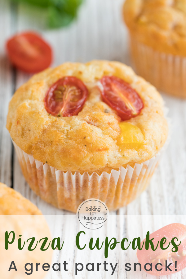 Quick yeastless pizza cupcakes are a great party snack for old and young - they're guaranteed to hit the spot!