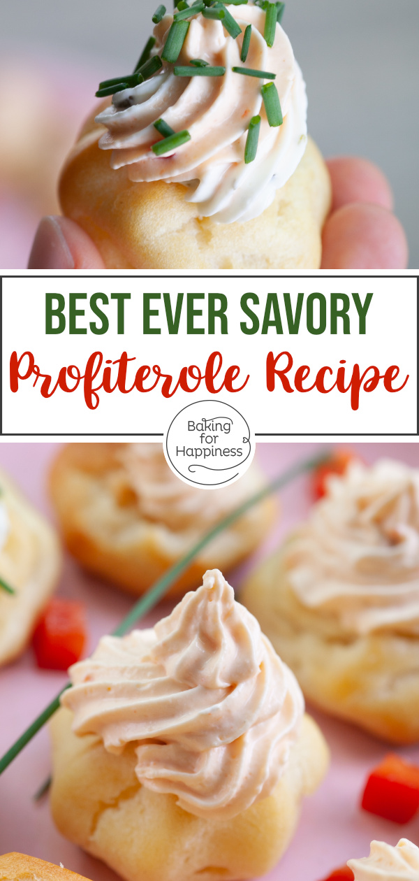 Savory profiteroles are excellent finger food. This spicy cream puff recipe guarantees that your choux pastry will succeed.