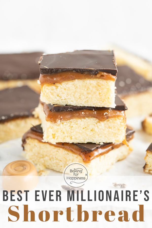 Shortbread base, caramel cream, and chocolate topping: Millionaire's shortbread is worth the effort. Indulgence deluxe!