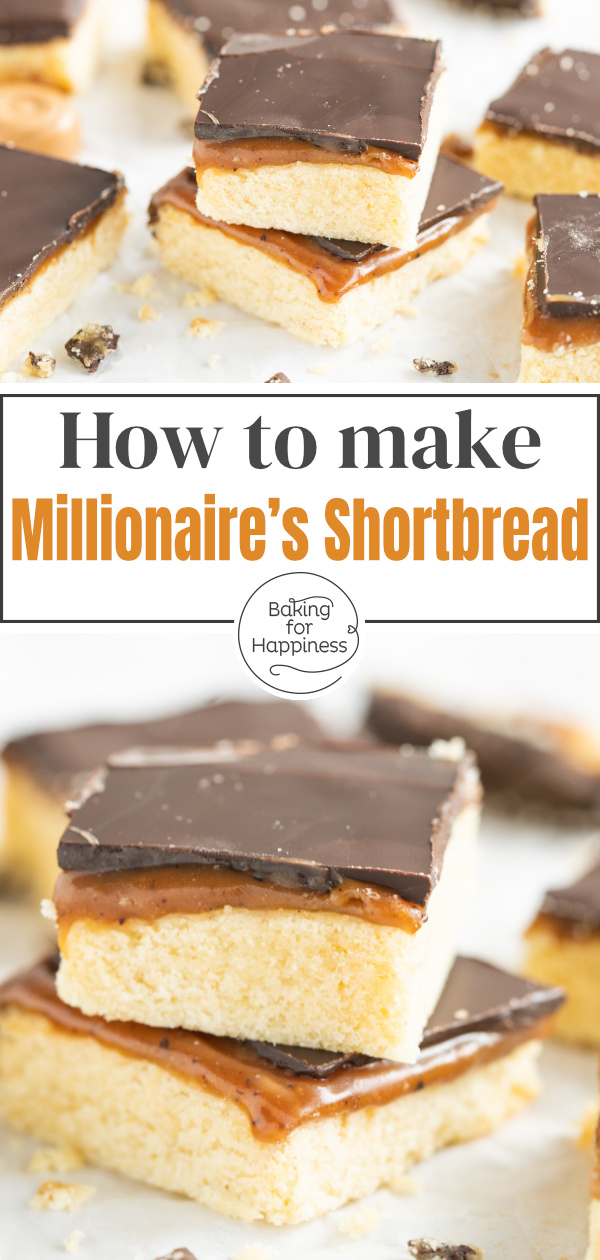 Shortbread base, caramel cream, and chocolate topping: Millionaire's shortbread is worth the effort. Indulgence deluxe!