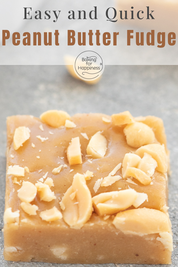 Very sweet, creamy, and heavenly delicious: if you like peanut butter, you'll love this easy peanut butter fudge recipe!