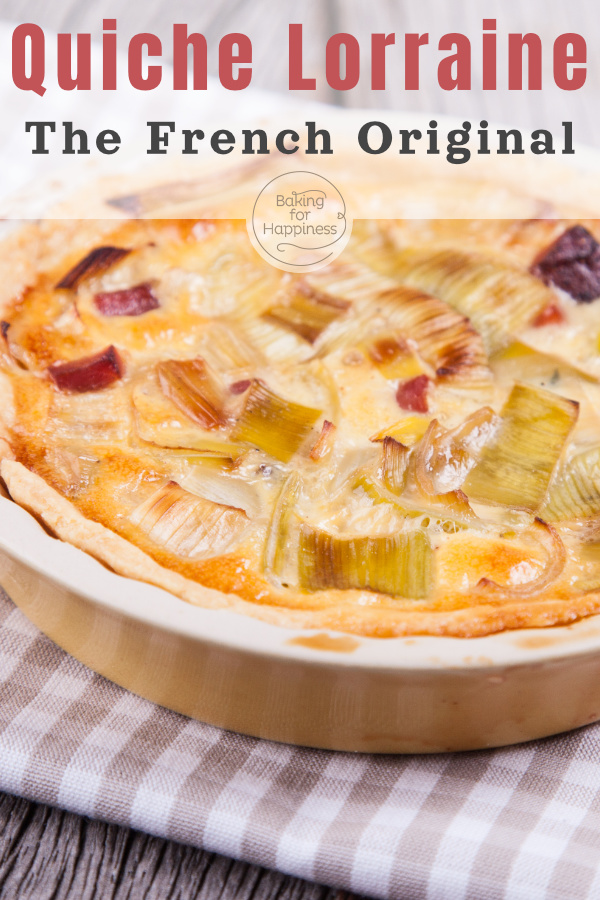 Classic savory pie from France that's perfect for brunch or dinner with friends. Our favorite quiche lorraine contains extra leeks and lean bacon.