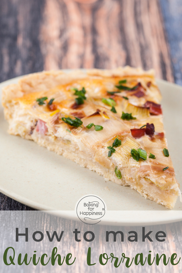 Classic savory pie from France that's perfect for brunch or dinner with friends. Our favorite quiche lorraine contains extra leeks and lean bacon.