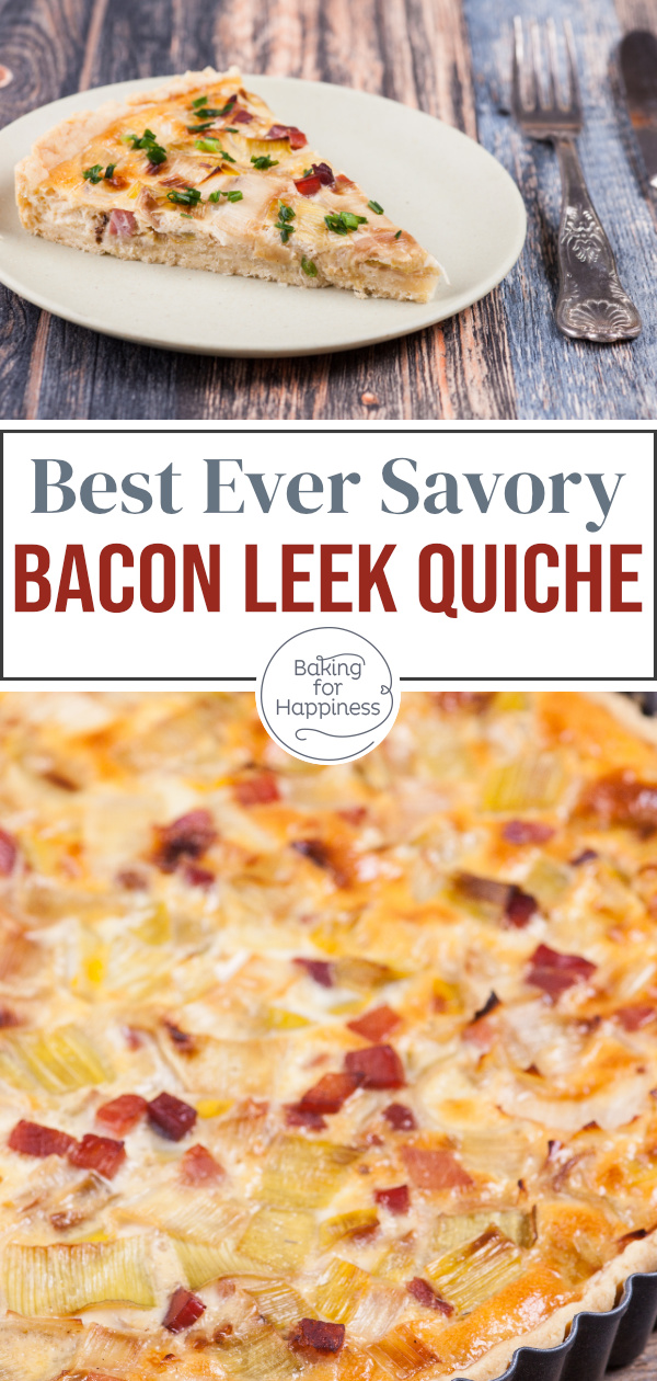 Classic savory pie from France that's perfect for brunch or dinner with friends. Our favorite quiche lorraine contains extra leeks and lean bacon.