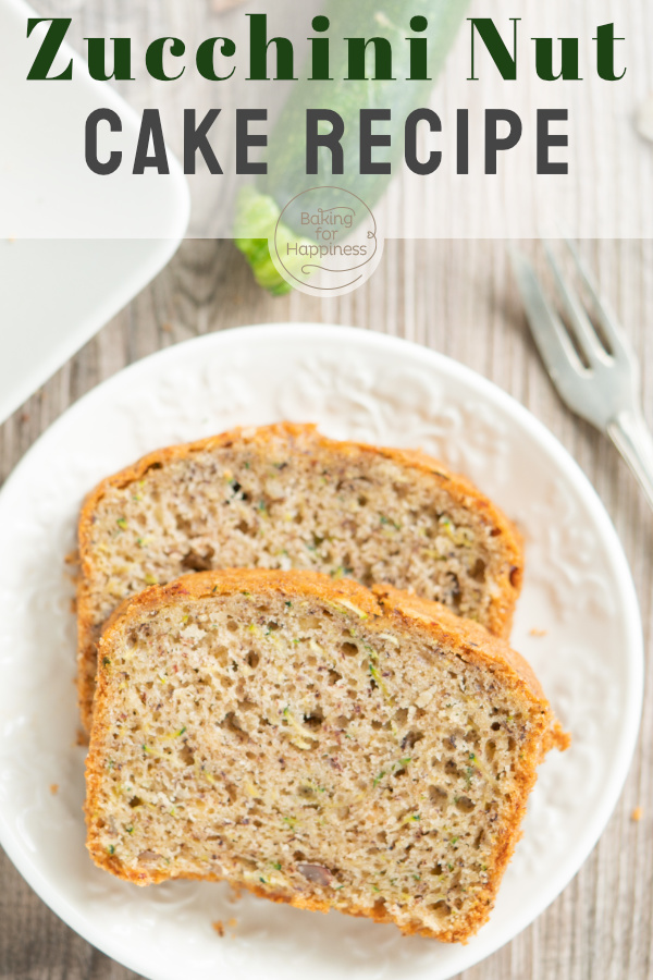 The best zucchini nut cake: Not only is it simply delicious when baked - but the shredded veggies make it super moist.