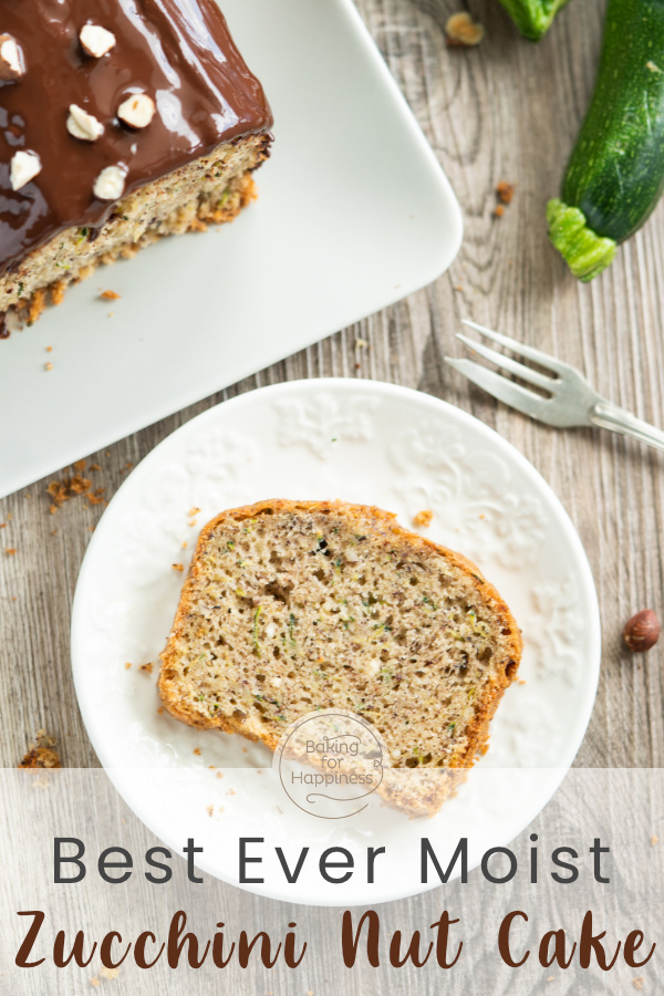 The best zucchini nut cake: Not only is it simply delicious when baked - but the shredded veggies make it super moist.