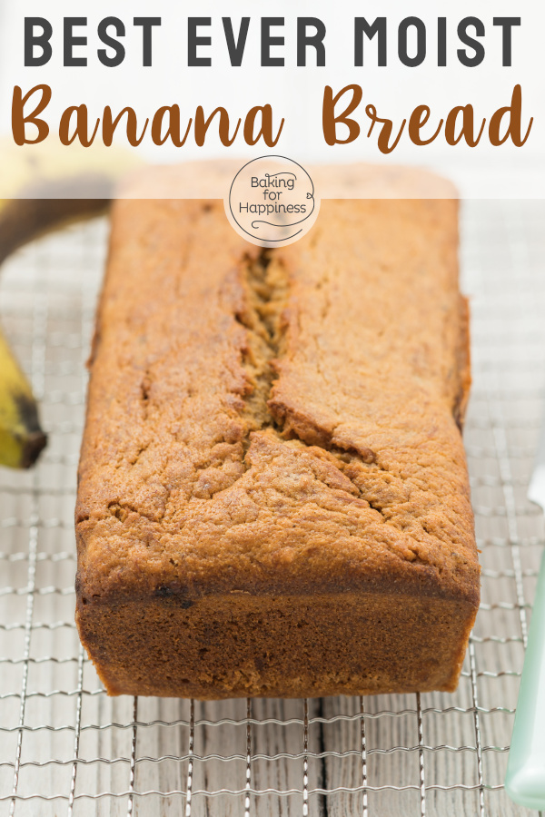 This is the best banana bread ever. It will win over kids and adults alike. The most delicious use for overripe bananas you can imagine!