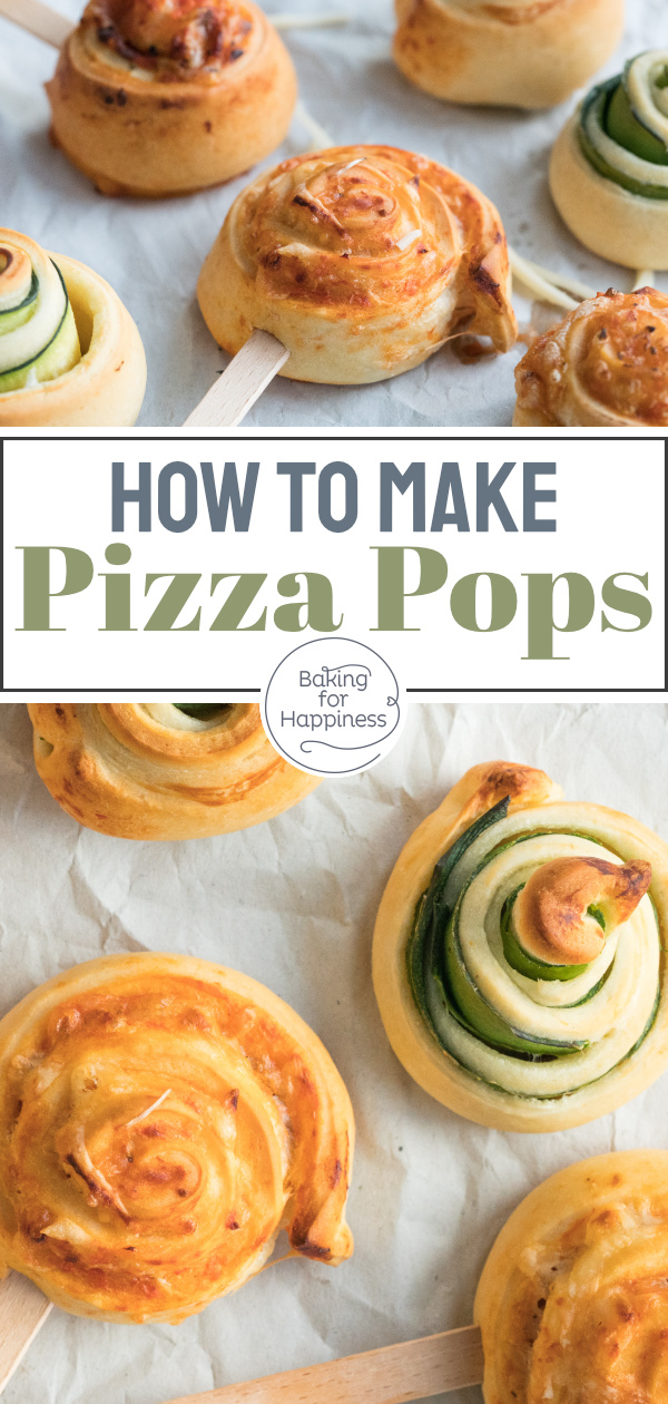 You should definitely try these pizza pops. They are handy and pretty and great for parties and finger food buffets.