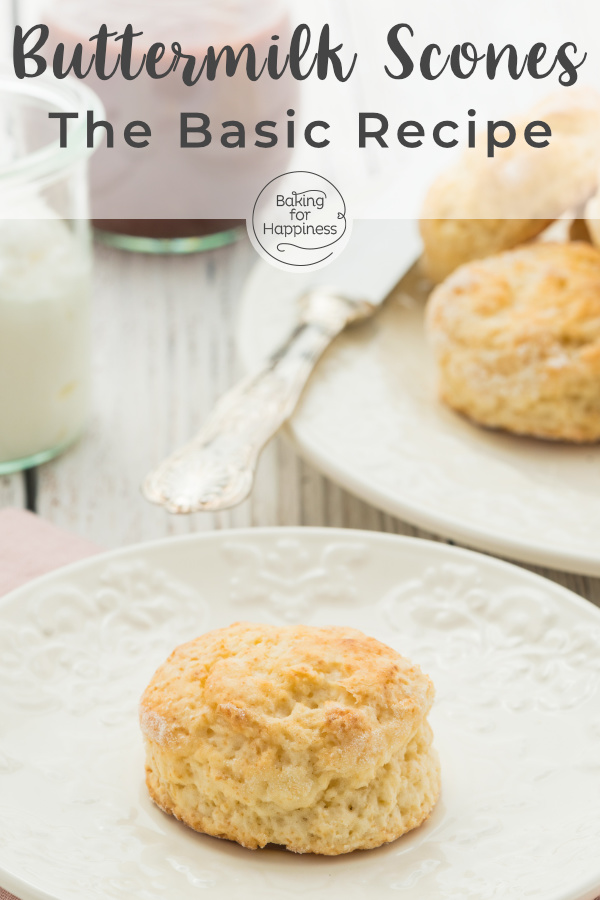 Craving something delicious for tea time? These traditional buttermilk scones are quick to bake & simply delicious!