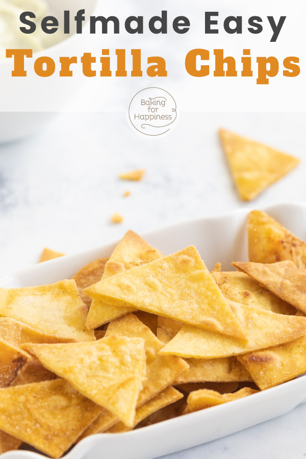 Homemade tortilla chips are super delicious. With this recipe, the popular Mexican snack is guaranteed to succeed!