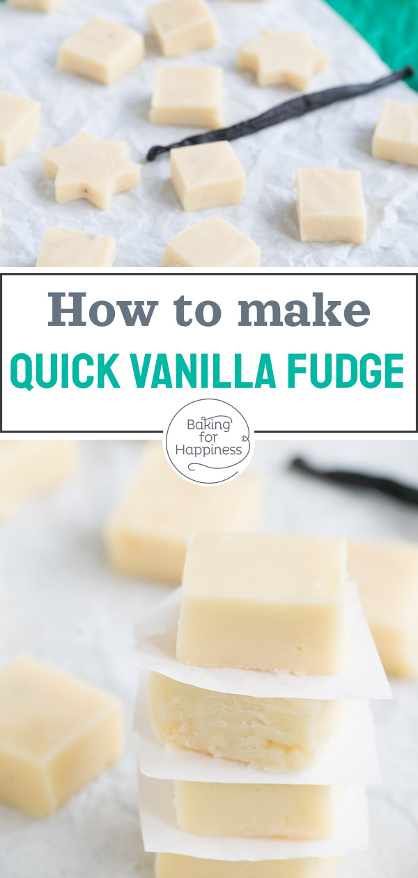 Delicious vanilla fudge can be homemade with three ingredients in just five minutes. A great, tasty last-minute-gift.