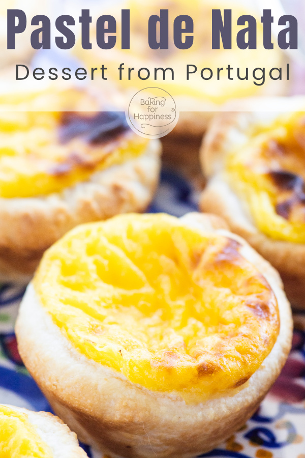 These Pastel de Nata taste absolutely heavenly! Try these Portuguese puff pastry tarts with delicious vanilla cream.