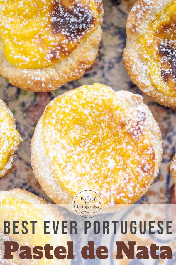 These Pastel de Nata taste absolutely heavenly! Try these Portuguese puff pastry tarts with delicious vanilla cream.