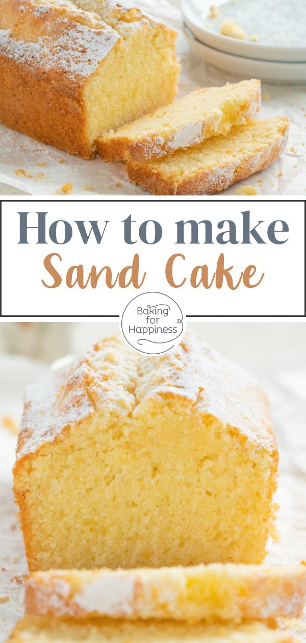 You can't go wrong with grandma's sand cake recipe: the sand mixture is wonderfully moist, fluffy, and quick to prepare!