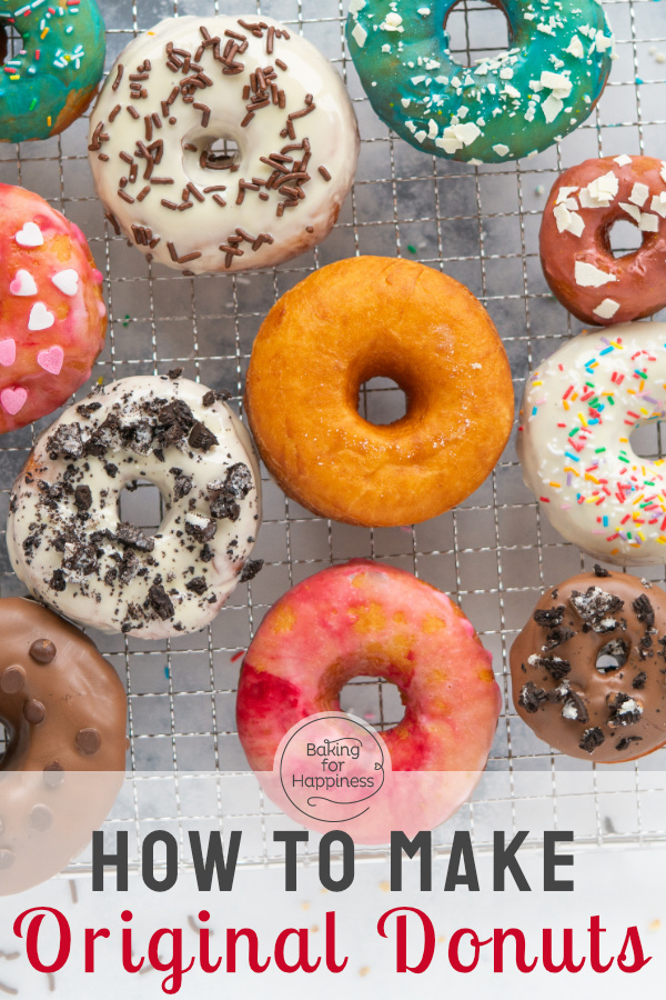 You're guaranteed to succeed with this easy donut recipe! Making your own donuts with yeast dough is fun and no problem at all!