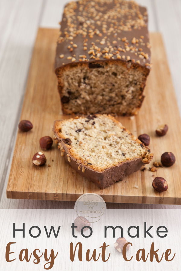 Grandma's easy nut cake recipe always tastes good! And is the perfect utilization for chocolate and nut leftovers.