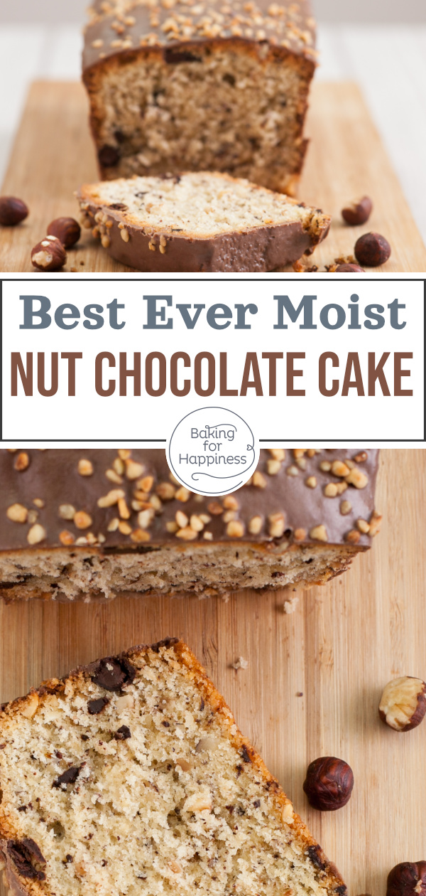 Grandma's easy nut cake recipe always tastes good! And is the perfect utilization for chocolate and nut leftovers.