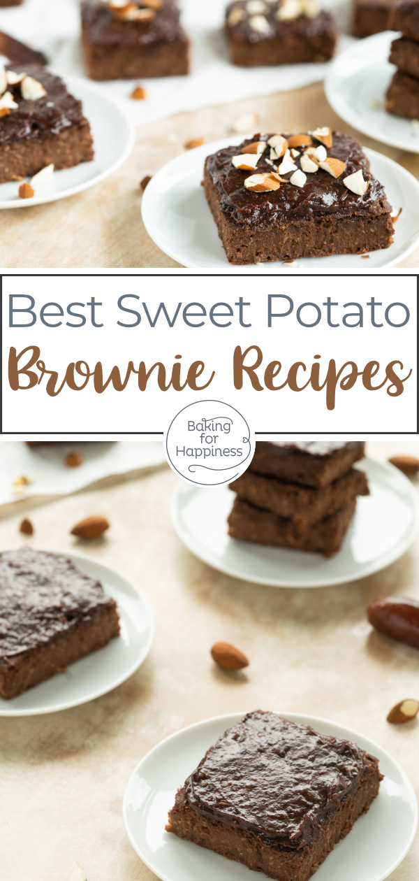 Nobody will notice that these moist sweet potato brownies are vegan and sugar-free! Without egg, butter, flour and Co. So, test immediately!