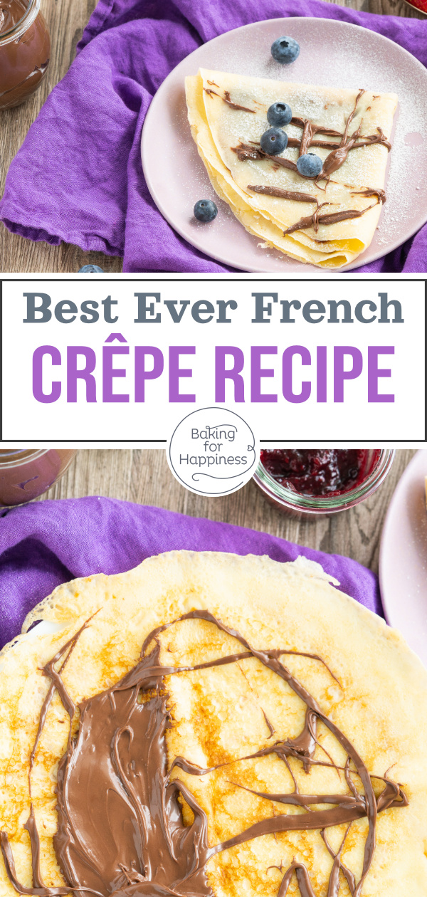 With this quick and easy crêpe batter recipe with helpful tips, you are guaranteed to make delicious French pancakes at home.