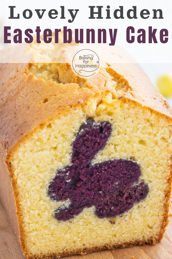 Moist, hidden Easterbunny cake, which becomes visible only when cut. A special cake recipe for Easter that convinces everyone!