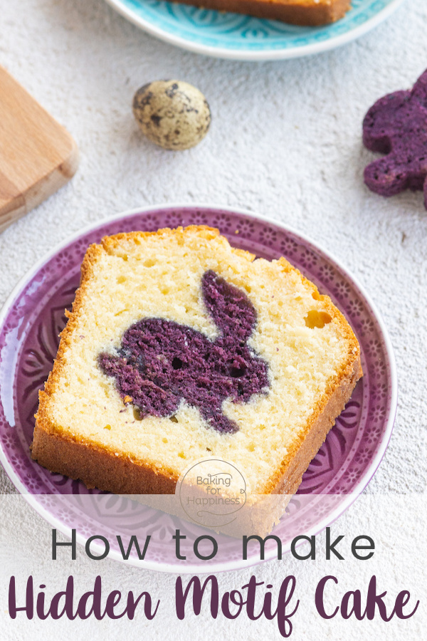 Moist, hidden Easterbunny cake, which becomes visible only when cut. A special cake recipe for Easter that convinces everyone!