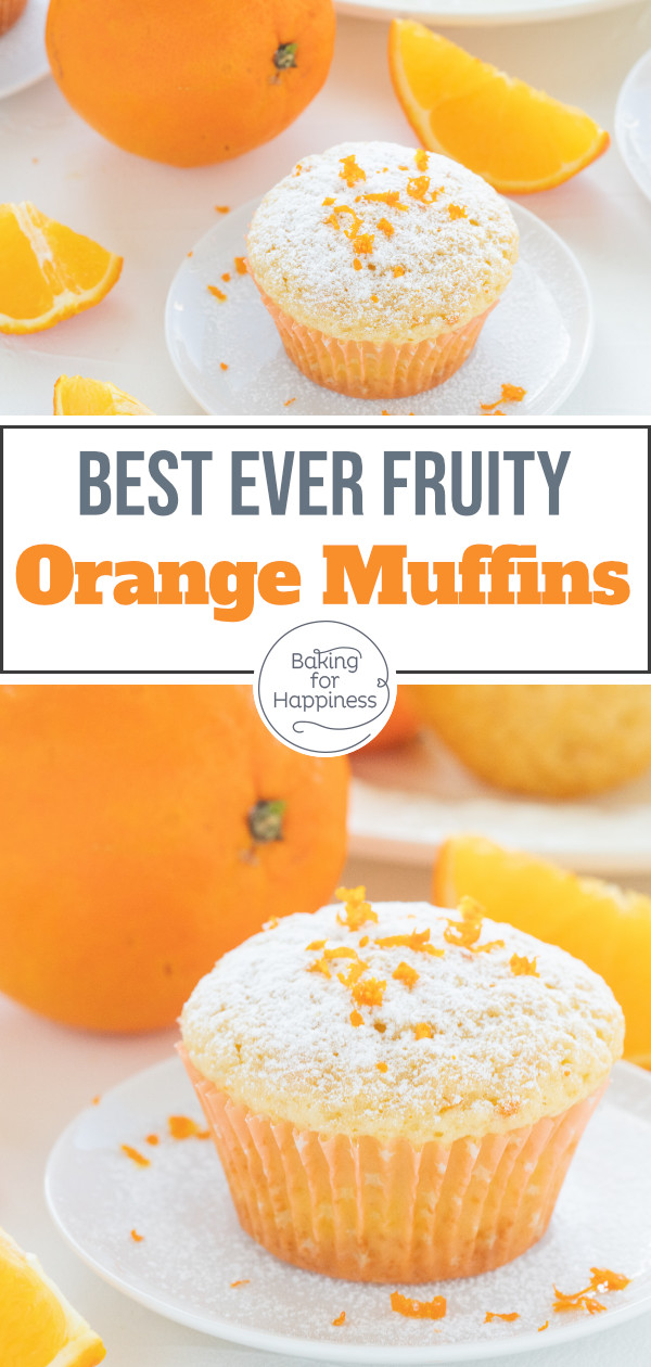 Quick, moist, delicious: these orange muffins combine many good things! Since the recipe with is simple, it's an great last-minute-pastry.