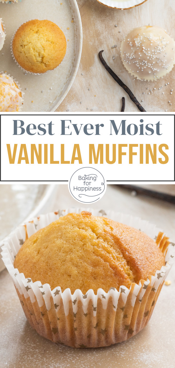 Delicious muffins with vanilla yogurt and oil - just the thing when you need to go fast and an absolute classic.