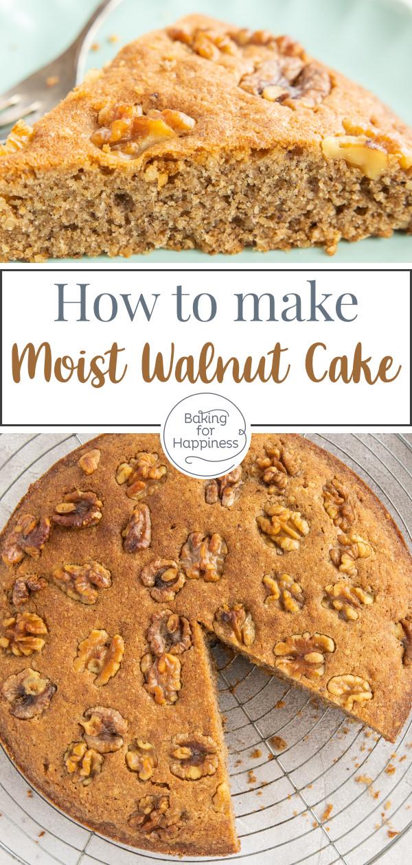 This super quick walnut cake is a great alternative to the alternative with hazelnuts. Easy, moist, super delicious!