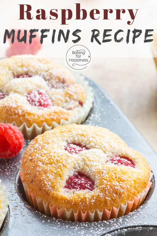 These raspberry muffins with almonds are the perfect last-minute pastry in spring and summer. Easy, fruity, delicious!