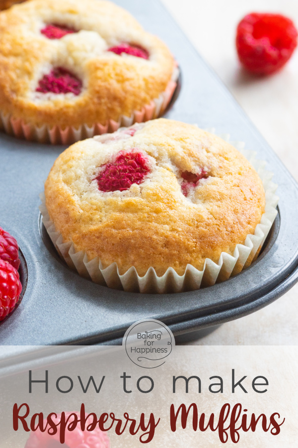 These raspberry muffins with almonds are the perfect last-minute pastry in spring and summer. Easy, fruity, delicious!