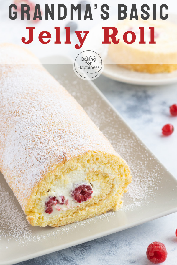 With this recipe, grandma's jelly roll is guaranteed to succeed. Perfect for beginners and with step-by-step instructions and lots of tips.