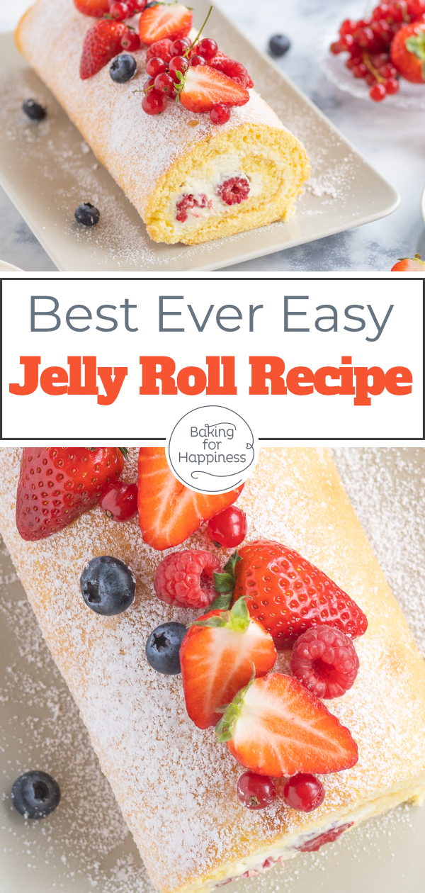 With this recipe, grandma's jelly roll is guaranteed to succeed. Perfect for beginners and with step-by-step instructions and lots of tips.