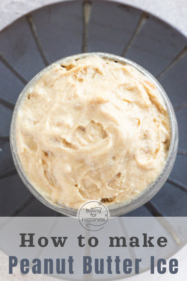 This creamy peanut butter ice cream doesn't require raw eggs or an ice cream maker. Creamy, crunchy, delicious - what more could you ask for?