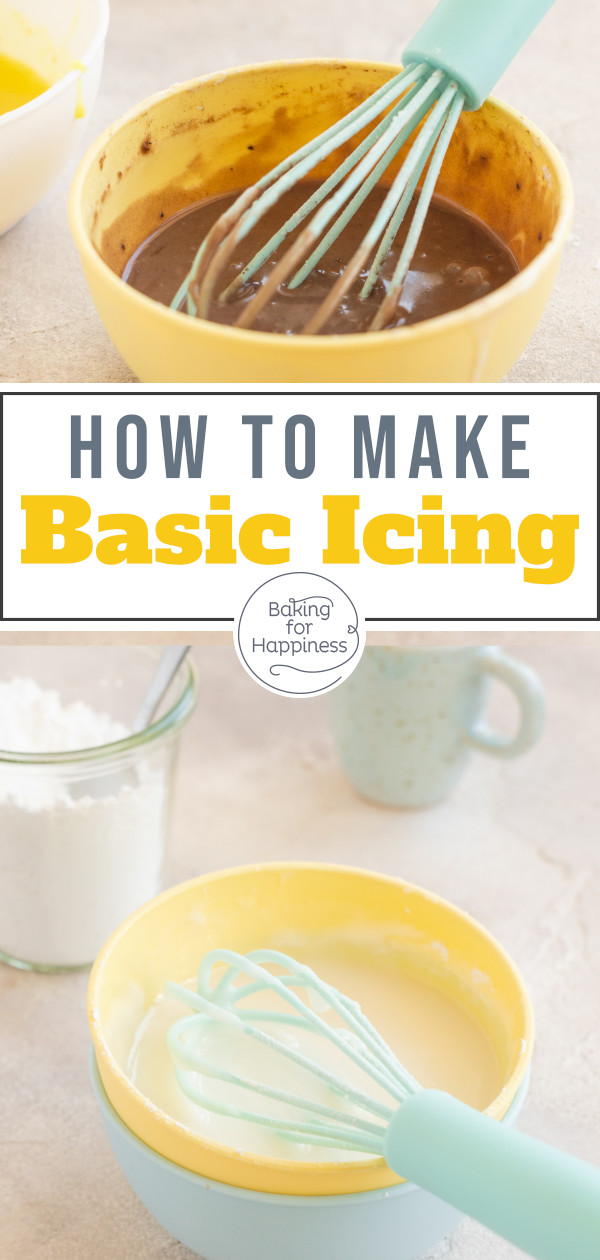 Making your own icing is not difficult at all. With this recipe you are perfectly prepared for cookies, muffins and Co!