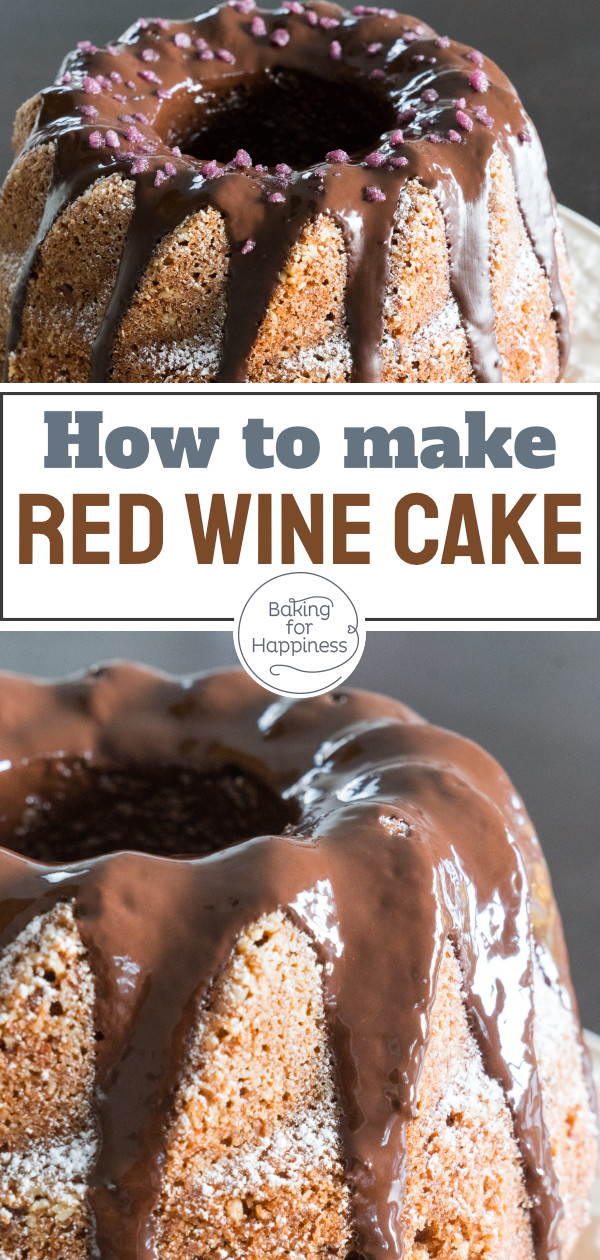 This red wine cake with chocolate tastes wonderfully chocolaty and aromatic. The perfect autumn recipe, so test it right away!